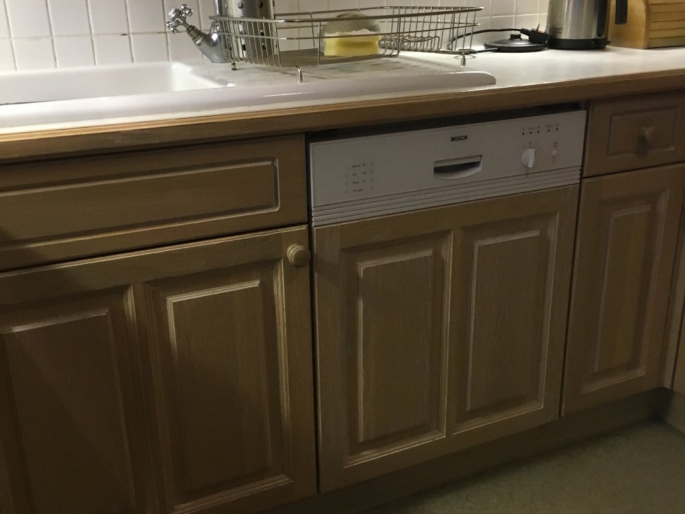Restoration of a limed oak kitchen in Hayfield